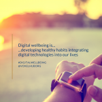 Digital wellbeing is (3)