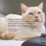 Digital wellbeing is (4)