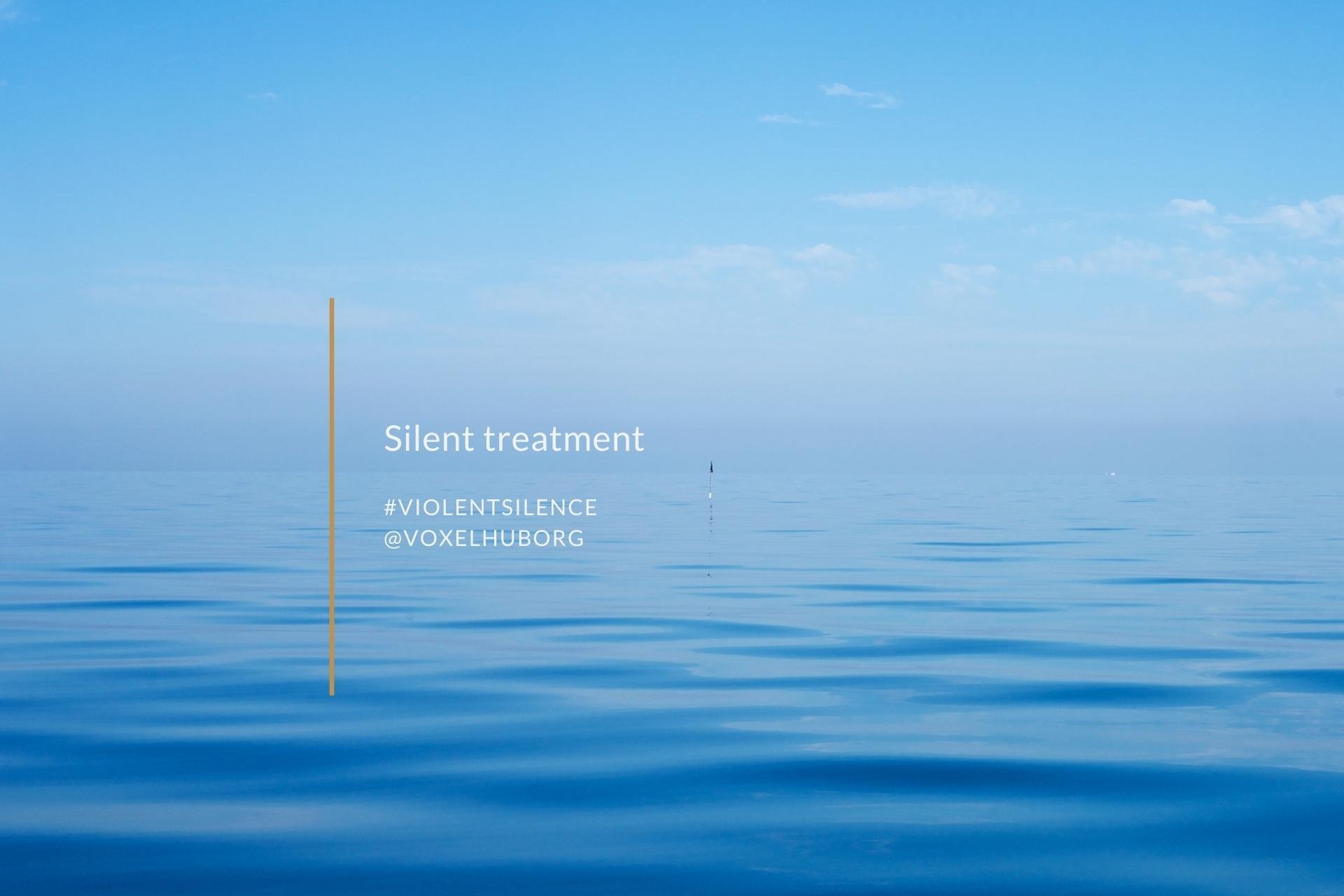 Violent Silence Silent Treatment Voxel Hub